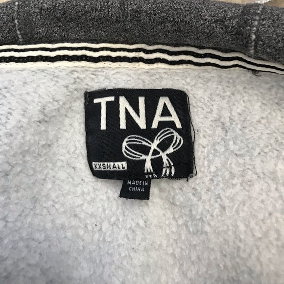 TNA - Grey & Pink Hoodie - Picture 3 of 3